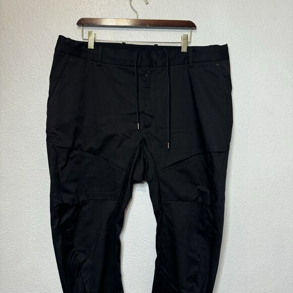 Nike Made in Italy Black Pants Mens 38 AQ0681-010 Cotton Stretch Golf Athleisure - Picture 9 of 14